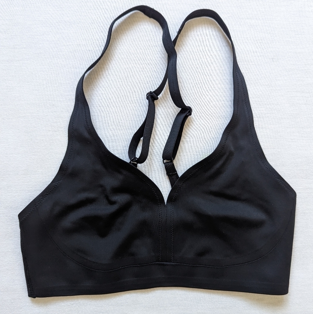 LULULEMON laser cut black bra size 2 - Picture 1 of 4